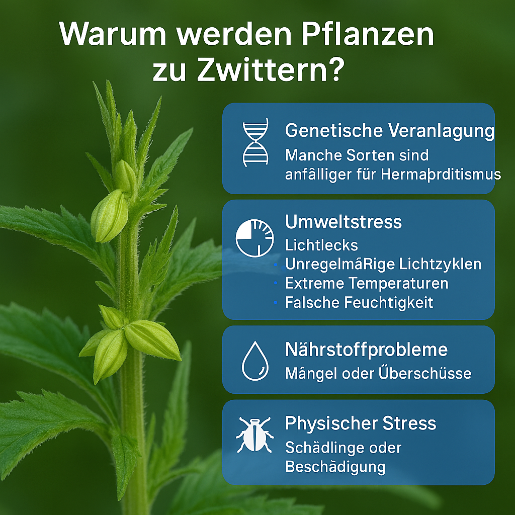 Darum zwittern Cannabispflanzen