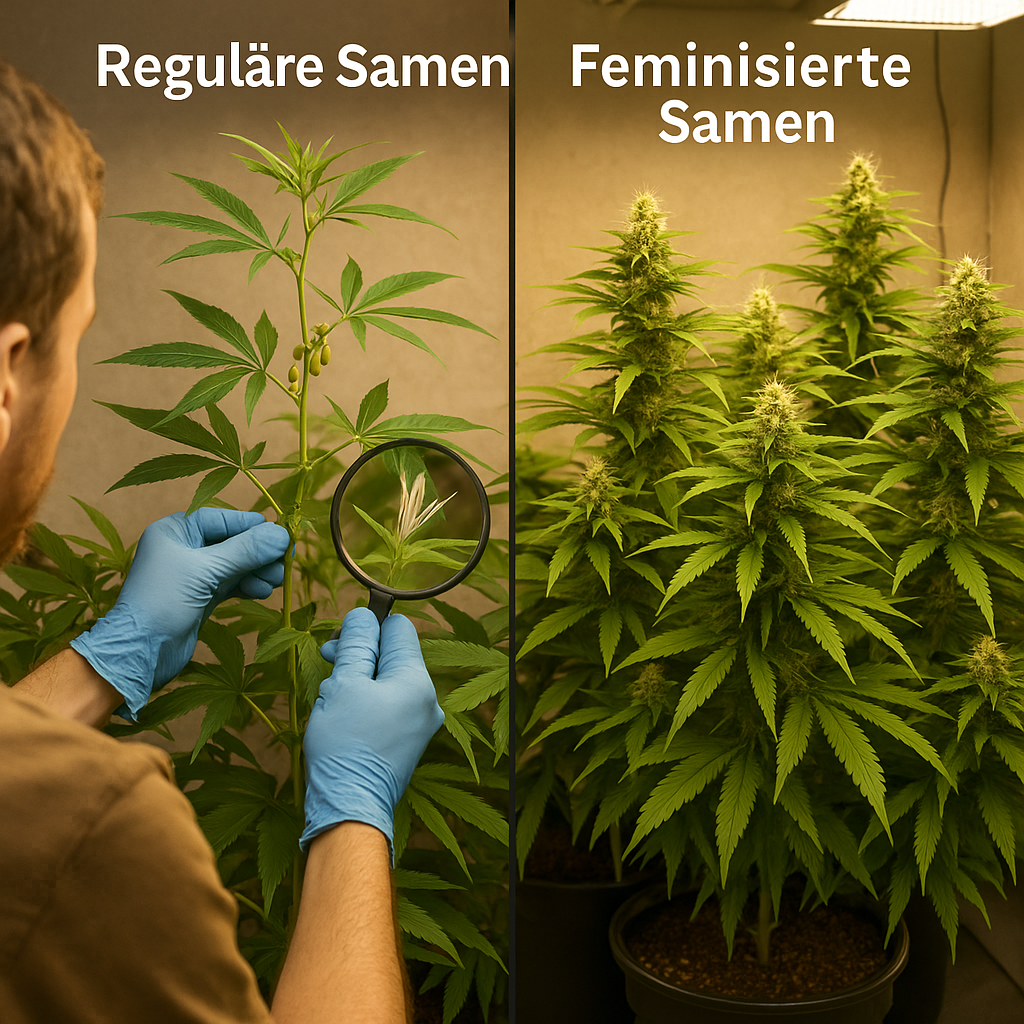 feminisierte Samen - weibliche Pflanzen erkennen